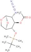 3-O-Acetyl-1,6-anhydro-2-azido-2-deoxy-4TBDMS-β-D-glucopyranose