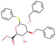 Methyl(phenyl 2,3-di-O-benzyl-1-thio-β-D-glucopyranoside)uronate