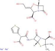 Ticarcillin disodium salt/Potassium clavulanate mixture (15:1)