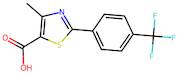 4-methyl-2-(4-(trifluoromethyl)phenyl)thiazole-5-carboxylic acid
