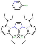 Dichloro[1,3-Bis(2,6-Di-3-Pentylphenyl)Imidazol-2-Ylidene](3-Chloropyridyl)Palladium(II)