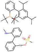 Methanesulfonato(2-Di-T-Butylphosphino-2?,4?,6?-Tri-I-Propyl-1,1?-Biphenyl)(2?-Methylamino-1,1?-Bi…