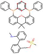 Methanesulfonato[9,9-dimethyl-4,5-bis(diphenylphosphino)xanthene](2?-methylamino-1,1?-biphenyl-2-y…