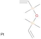 Platinum-divinyltetramethyldisiloxane complex in vinyl terminated poly(dimethylsiloxane) (3-3.5%Pt)