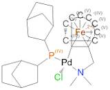 Chloro(di-2-norbornylphosphino)(2-dimethylaminomethylferrocen-1-yl)palladium(II)