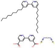 Bis(isothiocyanato)(2,2'-bipyridyl-4,4'-dicarboxylato)(4,4'-dinonyl-2,2'-bipyridyl)ruthenium(II)