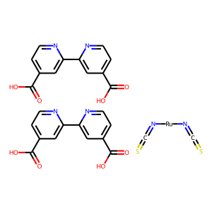 Bis(isothiocyanato)bis(2,2'-bipyridyl-4,4'-dicarboxylato)ruthenium(II)