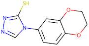 4-(2,3-Dihydro-1,4-benzodioxin-6-yl)-4H-1,2,4-triazole-3-thiol