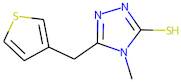 4-Methyl-3-[(thien-3-yl)methyl]-5-thio-4H-1,2,4-triazole