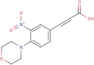 3-[4-(Morpholin-4-yl)-3-nitrophenyl]acrylic acid