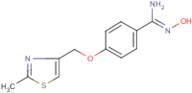N'-Hydroxy-4-[(2-methyl-1,3-thiazol-4-yl)methoxy]benzenecarboximidamide