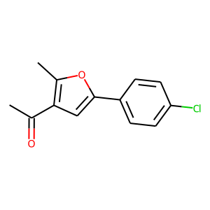 1-[5-(4-Chlorophenyl)-2-methylfur-3-yl]ethan-1-one