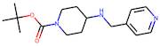 4-[(Pyridin-4-yl)methylamino]piperidine, N1-BOC protected