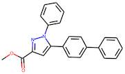 Methyl 5-biphenyl-4-yl-1-phenyl-1H-pyrazole-3-carboxylate