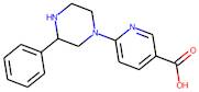 6-(3-Phenylpiperazin-1-yl)nicotinic acid