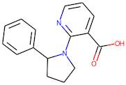 2-(2-Phenylpyrrolidin-1-yl)nicotinic acid