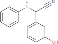 (3-Hydroxyphenyl)(phenylamino)acetonitrile