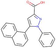 5-Naphth-1-yl-1-phenyl-1H-pyrazole-3-carboxylic acid