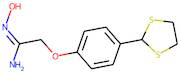 2-[4-(1,3-Dithiolan-2-yl)phenoxy]-N'-hydroxyethanimidamide