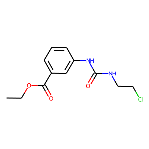 Ethyl 3-({[(2-chloroethyl)amino]carbonyl}amino)benzoate