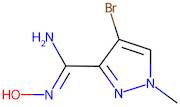 4-Bromo-1-methyl-1H-pyrazole-3-amidoxime