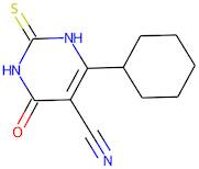 5-Cyano-6-cyclohexyl-2-thiouracil