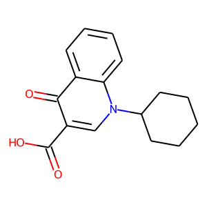 1-Cyclohexyl-4-oxo-1,4-dihydroquinoline-3-carboxylic acid