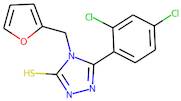 5-(2,4-Dichlorophenyl)-4-furfuryl-1,2,4-triazole-3-thiol