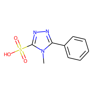 4-Methyl-5-phenyl-4H-1,2,4-triazole-3-sulphonic acid