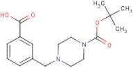 3-{[4-(tert-Butoxycarbonyl)piperazin-1-yl]methyl}benzoic acid