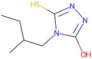 5-Hydroxy-4-(2-methybutyl)-1,2,4-triazole-3-thiol