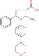 2-Methyl-1-(4-morpholinophenyl)-5-phenylpyrrole-3-carboxylic acid