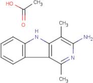 3-Amino-1,4-dimethyl-5H-pyrido[4,3-b]indole acetate