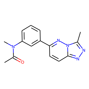 N-Methyl-N-[3-(3-methyl[1,2,4]triazolo[4,3-b]pyridazin-6-yl)phenyl]acetamide