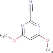 4,6-Dimethoxypyrimidine-2-carbonitrile