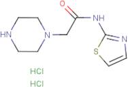 2-(Piperazin-1-yl)acetic acid N-(2-thiazolyl)amide dihydrochloride