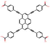 4,4',4'',4'''-(1,3,6,8-Pyrenetetrayltetra-2,1-ethynediyl)tetrakis benzoic acid
