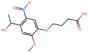 4-(4-(1-Hydroxyethyl)-2-Methoxy-5-Nitro-Phenoxy)Butylic Acid