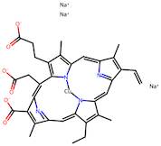 Chlorophyllin, coppered trisodium salt