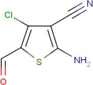 2-Amino-4-chloro-3-cyano-5-formylthiophene