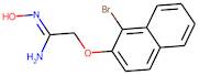 2-[1-Bromo(2-naphthyloxy)]-1-(hydroxyimino)ethylamine