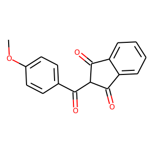 2-(4-Methoxybenzoyl)indane-1,3-dione