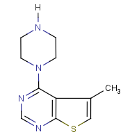 5-Methyl-4-piperazinothieno[2,3-d]pyrimidine