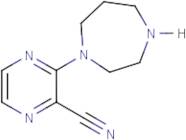2-Cyano-3-(homopiperazin-1-yl)pyrazine