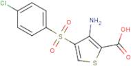 3-Amino-4-[(4-chlorophenyl)sulphonyl]thiophene-2-carboxylic acid