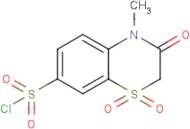 3,4-Dihydro-4-methyl-3-oxo-2H-1,4-benzothiazine-7-sulphonyl chloride 1,1-dioxide