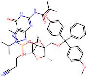 (1S,3R,4R,6S,7S)-1-((Bis(4-methoxyphenyl)(phenyl)methoxy)methyl)-3-(2-isobutyramido-6-oxo-1H-purin…