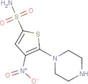 4-Nitro-5-piperazin-1-ylthiophene-2-sulfonamide