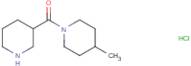 4-Methyl-1-(piperidin-3-ylcarbonyl)piperidine hydrochloride