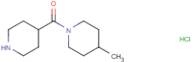 4-Methyl-1-(piperidin-4-ylcarbonyl)piperidine hydrochloride